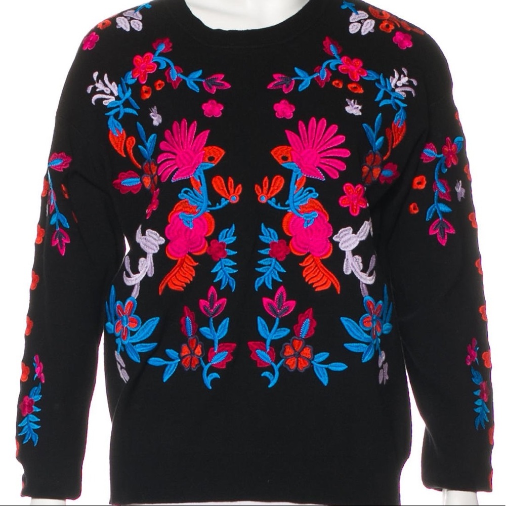 Tanya Taylor embroidered sweatshirt!